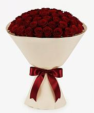 Букет 101 Бордовая роза Блэк Бакарра в Черемшан