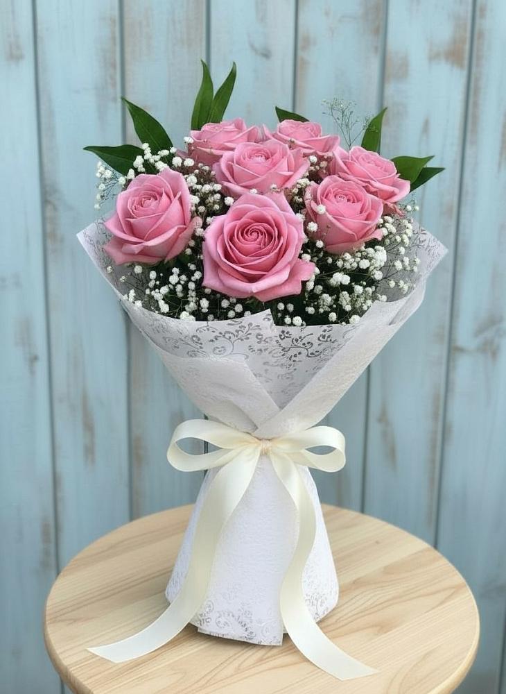 Букет цветов из: Розы в Черемшан