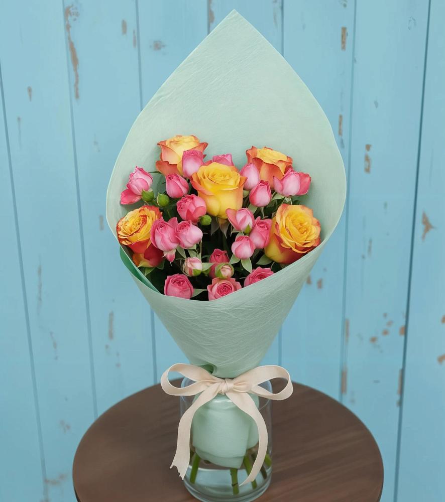 Букет цветов из: Розы в Черемшан