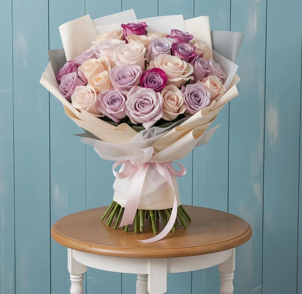 Букет цветов из: Розы в Черемшан