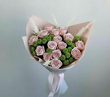 Букет цветов из:  Розы и Хризантемы в Черемшан