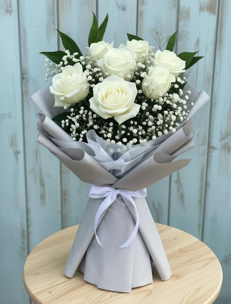 Букет цветов из: Розы в Черемшан