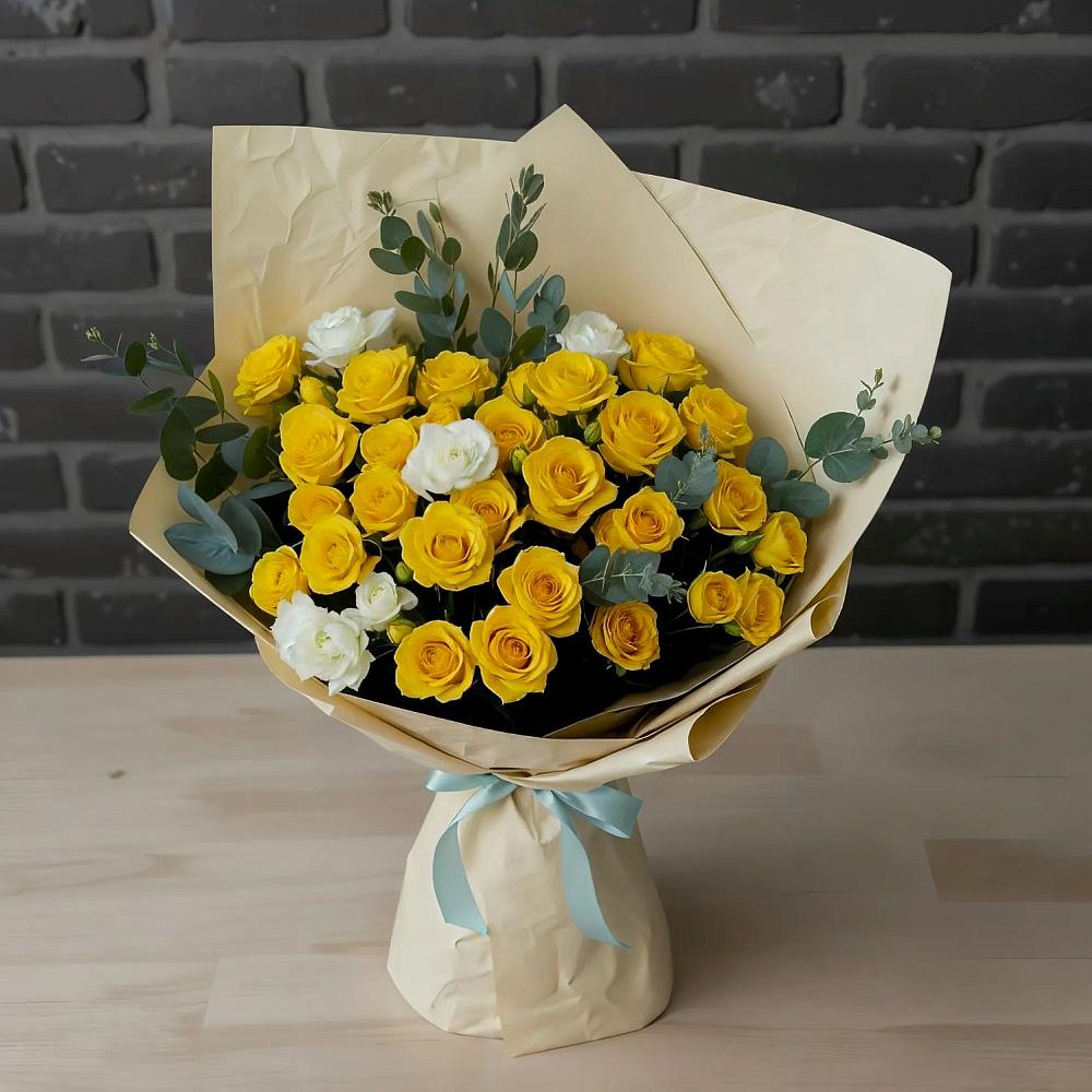 Букет цветов из: Розы в Черемшан