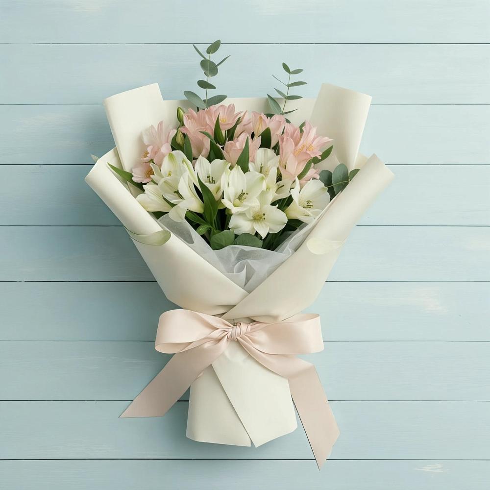 Букет цветов из: Альстромерии в Черемшан