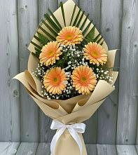 Букет цветов из:  Герберы в Черемшан